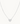 Pave Halo Necklace Mini